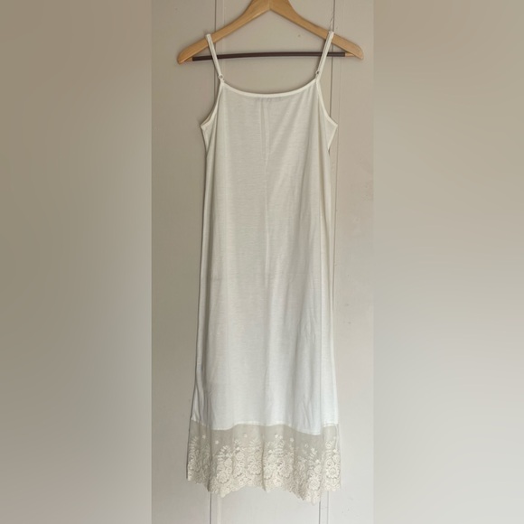 Melody Women's Full Lace Slip Extender Solid Knit Skirt Extender - Picture 4 of 8